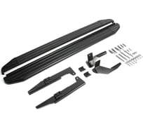 Пороги на автомобиль Rival Premium-Black для Suzuki Vitara IV 2015-2018 г.в., 160 см, 2 шт., алюминий A160ALB.5503.1