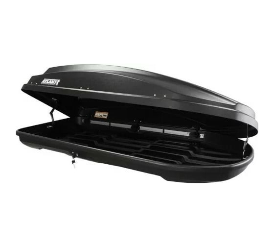 Багажный бокс на крышу ATLANT Breeze XL 450 л, черный, матовый 24513