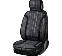 Накидка сиденья бамбук SKYWAY Summer-05 с поддержкой спины черно-серый 1 шт S01305016