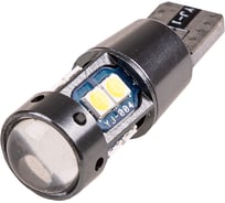 Автолампа диод SKYWAY T10 (W5W) 12V 10 SMD 1-конт Белая CAN BUS комп.2 шт габарит/стоп/салон/номер S08201433/K