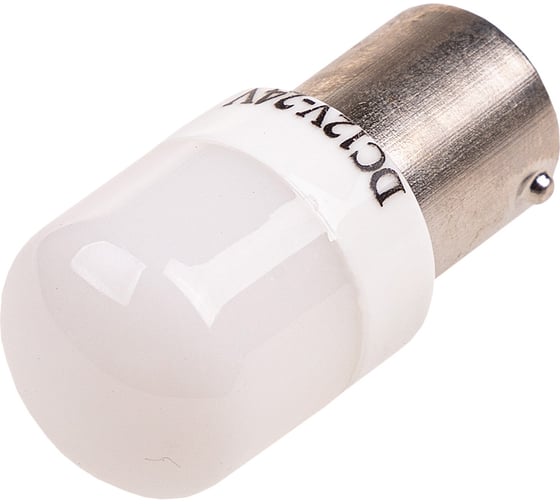 Автолампа диод SKYWAY S25 (P21W) 12/24V 6 SMD BA15s 1-конт биполярная Белая комп.2 шт противотуманки/поворот/задний ход/стоп S08202045/K 1
