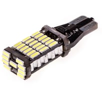 Автолампа диод SKYWAY T10 (W5W) 12V 45 SMD 1-конт биполярная Белая CAN BUS комп.2 шт габарит/стоп/салон/номер S08201239/K