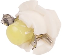 Автолампа диод SKYWAY T5 (W1,2W) 12V 1 COB B8.3d 1-конт Белая комп.10 шт панель S08201395/K