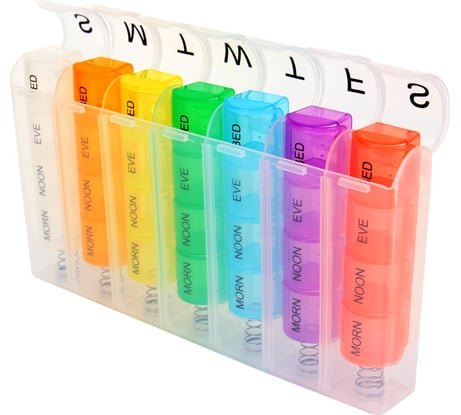 Таблетница HOMSU Радуга 20х11х3,4 см HOM-1029