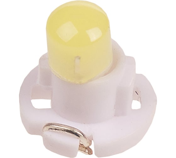 Автолампа диодная SKYWAY T4.2, 12V, 1 COB, с цоколем 1-конт., белая, 10 шт., панель S08201392/K