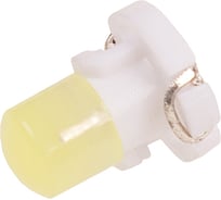 Автолампа диодная SKYWAY T3, 12V, 1 COB, с цоколем 1-конт., белая, 10 шт., панель S08201391/K