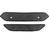 Утеплитель радиатора Defly для Toyota Tank, 2016-2020, с парктроником, экокожа черная ZTy76-2KR