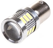 Автолампа диод SKYWAY S25 (P21W) 12/24V 18 SMD BA15s 1-конт., белая, 2 шт., противотуманки/поворот/задний ход/стоп S08201316/K