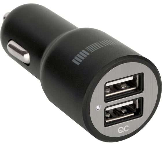 Автомобильное зарядное устройство InterStep RT:2USB 2A+2A +Quick Charge 5/9/12V 42242