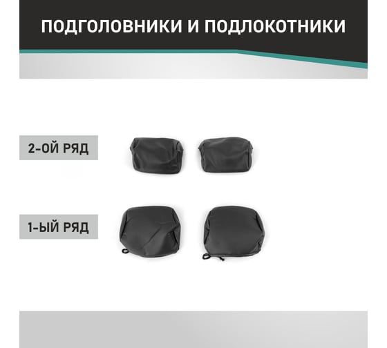 Чехлы на сиденья DEFLY Honda Fit (GE, GP), 2007-2013, экокожа черная Hon13-2K