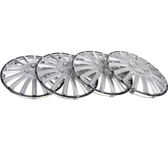 Колпаки Arnezi R16 Orion 4шт (серебристо-черные) ABS-пластик A0702083