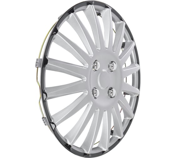Колпаки Arnezi R16 Orion 4шт (серебристо-черные) ABS-пластик A0702083
