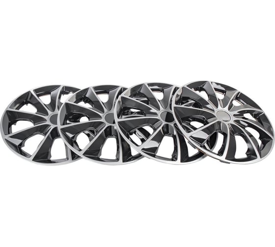 Колпаки Arnezi R15 Stardust 4шт (серебристо-черные) ABS-пластик A0702022