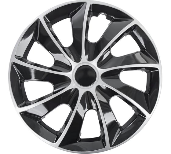 Колпаки Arnezi R15 Stardust 4шт (серебристо-черные) ABS-пластик A0702022
