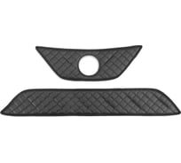 Утеплитель радиатора DEFLY для Nissan Note (E12), 2016-2020, рестайлинг, экокожа черная ZNis132-2KR