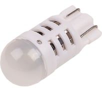Автолампа диод SKYWAY T10 (W5W) 12V 1 SMD 1-конт Белая PIAA комп.2 шт габарит/стоп/салон/номер S08201282/K