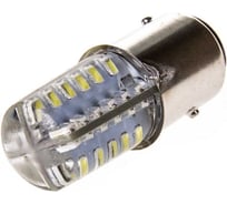 Автолампа диод SKYWAY S25 (P21W) 12V 48 SMD BA15s 1-конт Белая комп.2 шт противотуманки/поворот/задний ход/стоп S08201054/K
