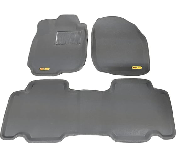Коврики PSV Toyota RAV4 III 2006-2013 г. - Сборка USA, 5 мест, 3D серый Kagu 137178 1