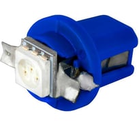 Автолампа диод SKYWAY T5 (W1,2W), 12V, 1 SMD, B8.5d, 1-контакт, синяя, 10 шт, панель S08201220/K