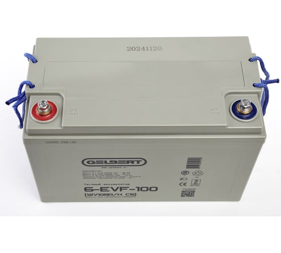Тяговый аккумулятор Gelbert 6-EVF-100 (12V105A/H C5) 025374