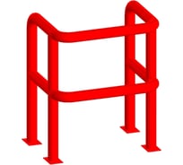 Отбойник защита паркоматов, шлагбаумов Parallax красный 604RD8206401000-ZCH