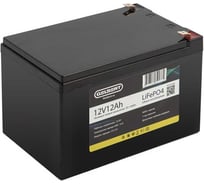 Литиевый тяговый аккумулятор Gelbert LiFePO4 (12V/12Ah/12A/144Wh) [6-DZF-12, 6-DZM-12] 025325