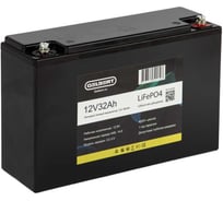 Литиевый тяговый аккумулятор Gelbert LiFePO4 (12V/32Ah/32A/384Wh) [6-EVF-32] 025329