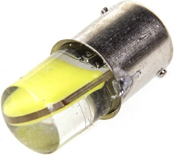 Автолампа диод SKYWAY S25 (P21/5W) 12V 2 COB BAY15d 2-конт, белая, комп.2 шт, противотуманки/поворот/задний ход/стоп S08201248/K