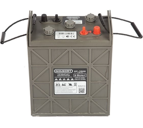 Тяговый WET аккумулятор Gelbert DT-J305 (J305H-AC) 6V271A/H C5 025368
