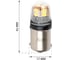 Светодиод KRAFT G18 R10W (BA15s) 10-30v (white) Pro 2 шт KT 700265 3