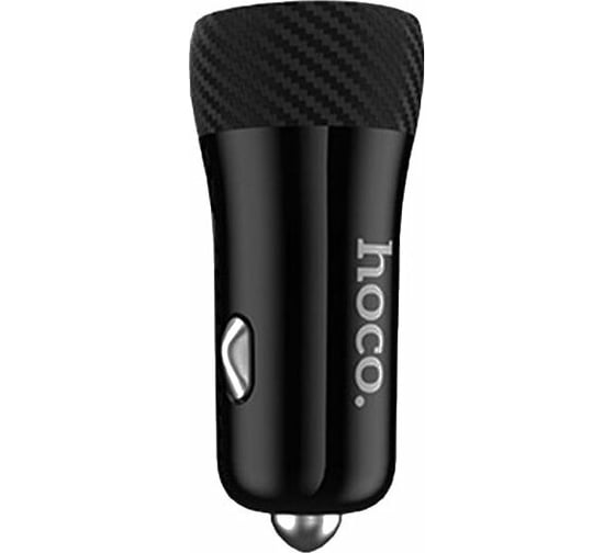 Автомобильная зарядка Hoco z21 два порта USB, 5 В, 2.4 A, черный 813757