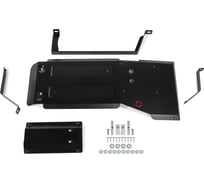 Защита КПП и РК Автоброня для УАЗ Patriot I рестайлинг АКПП 2019-н.в., сталь 3 мм, с крепежом 222.06326.1