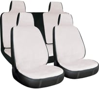 Накидка на сиденье автомобиля A2DM МЕХОВЫЕ, белый, комплект на весь салон 105121