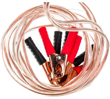 Пусковые провода Nova Bright 200А с прозрачной изоляцией, в сумке, 2.5 м 37659