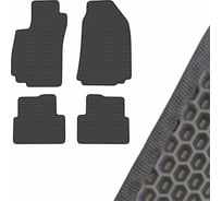 Коврик салона SKYWAY CHEVROLET COBALT 2013- левый руль 4 пр. EVA Серый S01706120