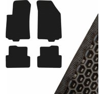 Коврик салона SKYWAY CHEVROLET AVEO 2011- левый руль 4 пр. EVA Черный S01705117