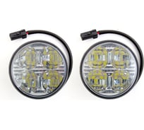 Светодиодные дневные ходовые огни MTF LIGHT COUNTRY 12/24В, 8Вт, 6000К, E1, ECE R87, ком-т. LDL70