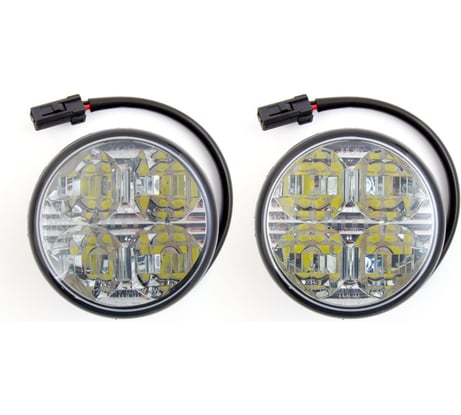 Светодиодные дневные ходовые огни MTF LIGHT COUNTRY 12/24В, 8Вт, 6000К, E1, ECE R87, ком-т. LDL70