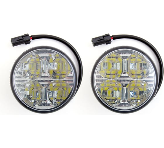 Светодиодные дневные ходовые огни MTF LIGHT COUNTRY 12/24В, 8Вт, 6000К, E1, ECE R87, ком-т. LDL70