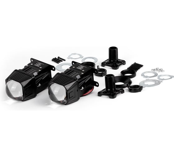 Светодиодные модули MTF Light ближнего/дальнего света WIDE BEAM mini, 12В, 45/49Вт, 5500К, 1.5, 2шт. WM49S