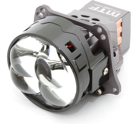 Светодиодные модули MTF Light ближ/дал. света QUADRIX, 12В, 58/80ВТ, 6000К, 4200LM, 3 круг, 4ая линза,2шт HDR4L 1