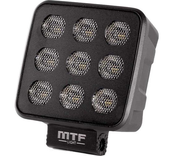 Прожектор светодиодный MTF LIGHT MAXIMUM BLACK 50W, 5000lm, ECE R10, квадратный BC50S 1