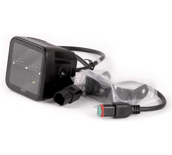 Прожектор светодиодный MTF LIGHT STYLE 40W, 3000lm, ECE R10, квадратный WH40S