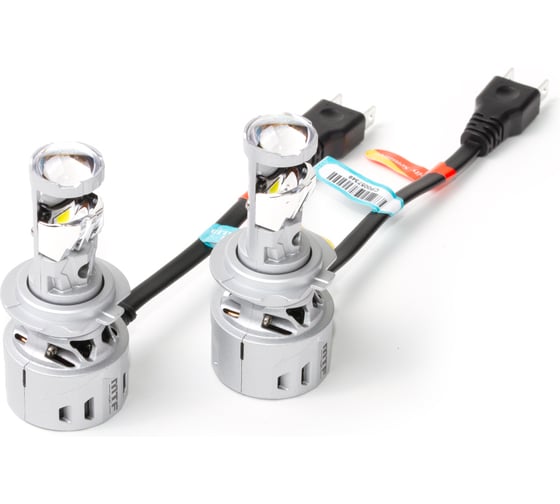 Линзы светодиодные MTF Light серии MiniLENS H7, 9-16 В, 45 Вт, 6000 K, 4000 лм MLH7K5