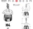 Светодиодные лампы MTF LIGHT MaxBeam 2.0, H4/H19, 12V, 55W, 5000lm, 6000K, кулер, комплект. MB04K6 5