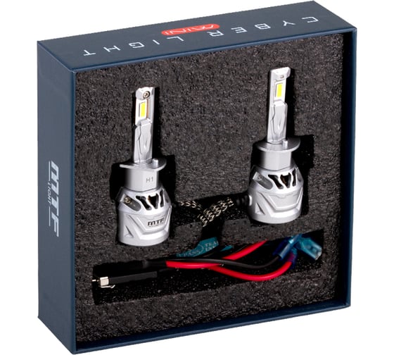 Светодиодные лампы MTF LIGHTMTF Light серия CYBER LIGHT MINI H1, 12V, 40W, 3750LM, 6000K, кулер, к-т. CM01K6