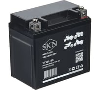Аккумулятор стартерный для мототехники SKN YTX5L-BS (12V/5Ah/80A) [UTX5L-BS, CT1205, YT5L-BS] 025280
