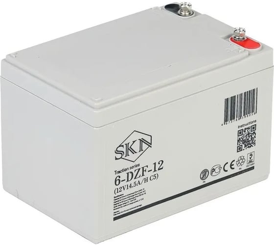 Тяговый аккумулятор SKN 6-DZF-12 (12V14.5A/H C5) 025383 1