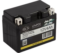 Аккумулятор для мототехники SKN LiFePO4 YTX4L-BS (12V/4Ah/50A) [UTX4L-BS, CT 1204, MT 12-4] 025253
