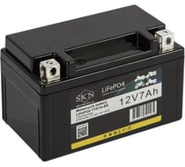 Аккумулятор для мототехники SKN LiFePO4 YTX7A-BS (12V/7Ah/105A) [UTX7A-BS, CT 1207, MT 1207] 025255